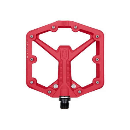 Pédales Crank Brothers stamp 1 large red gen 2