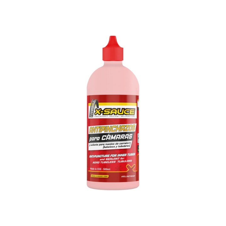 Liquide anti-crevaison X-sauce pour chambre 500 ml
