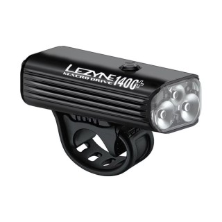 Lumière avant Lezyne macro drive 1400+ front satin black