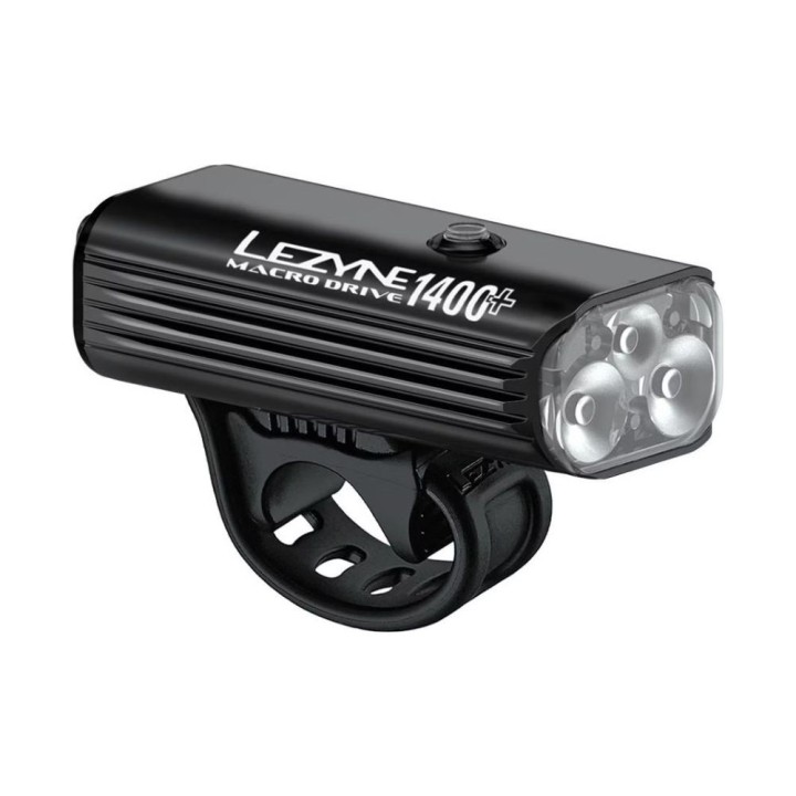 Lumière avant Lezyne macro drive 1400+ front satin black