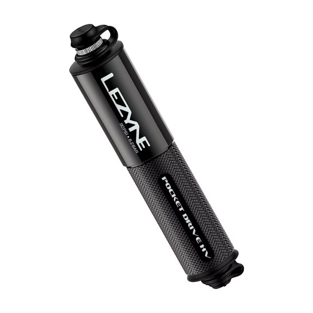 Inflador Lezyne pocket drive hv gloss black