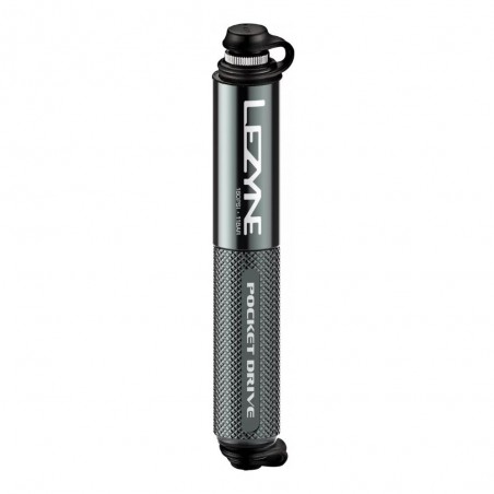 Inflador Lezyne pocket drive gloss lite grey