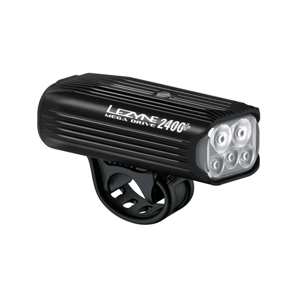 Luz delantera Lezyne mega drive 2400+ front gloss black