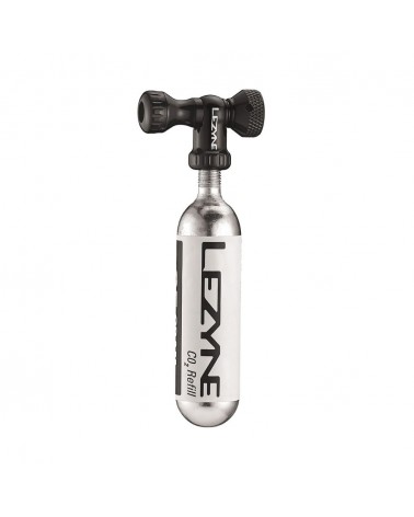 Adaptador + bombona Lezyne control drive co2 with 25g cartridge gloss black