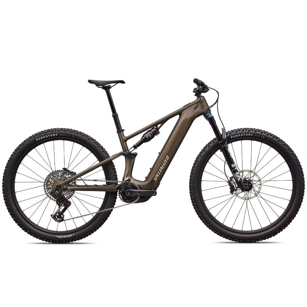 Bicicleta Specialized Turbo Levo R Comp Gunmetal/White Mountains