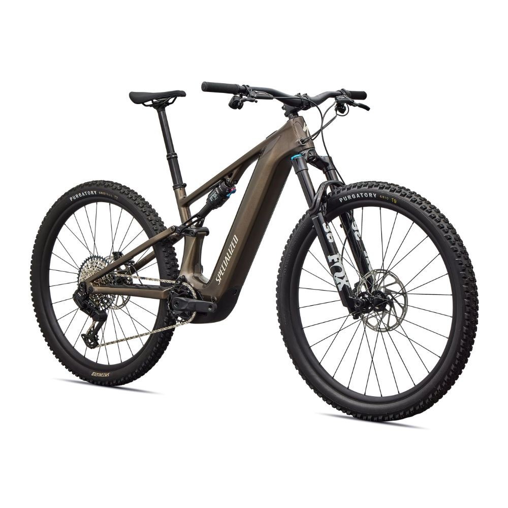 Vélo Specialized Turbo Levo R Comp Gunmetal/White Mountains