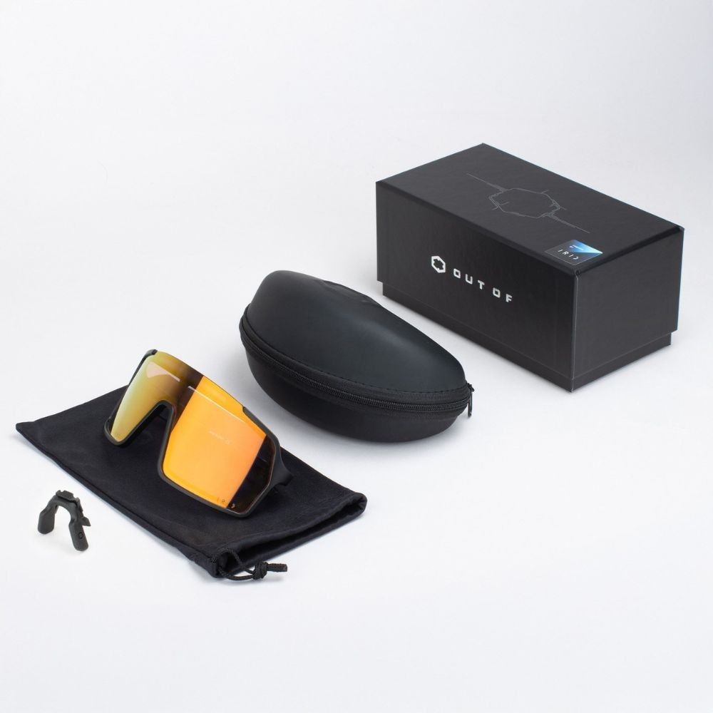 Gafas Out Of Bot 3 Hybrid Blanco Lente IRID Rojo