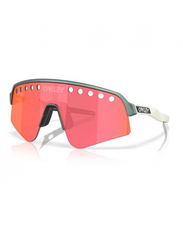 Gafas Oakley Sutro Lite Sweep Pacific Trail Collection Lentes prizm trail torch/Montura matte silver/blue colorshift
