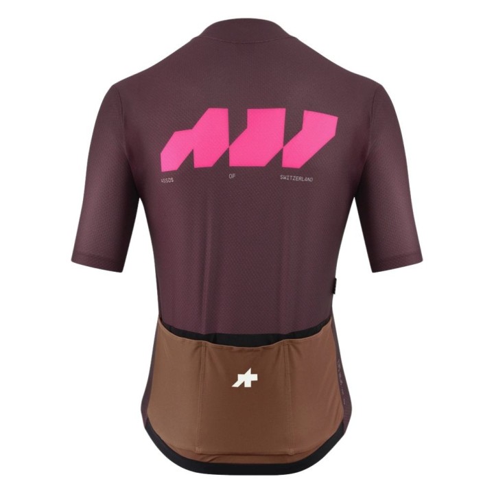 Maillot à manches courtes pour homme Assos Equipe R S11 We are the A Panic  Rouge