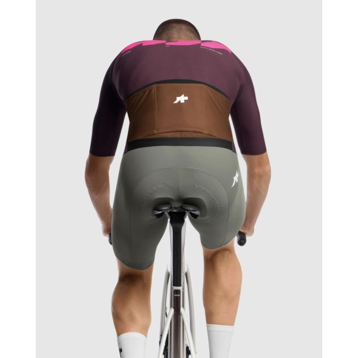 Maillot à manches courtes pour homme Assos Equipe R S11 We are the A Panic  Rouge