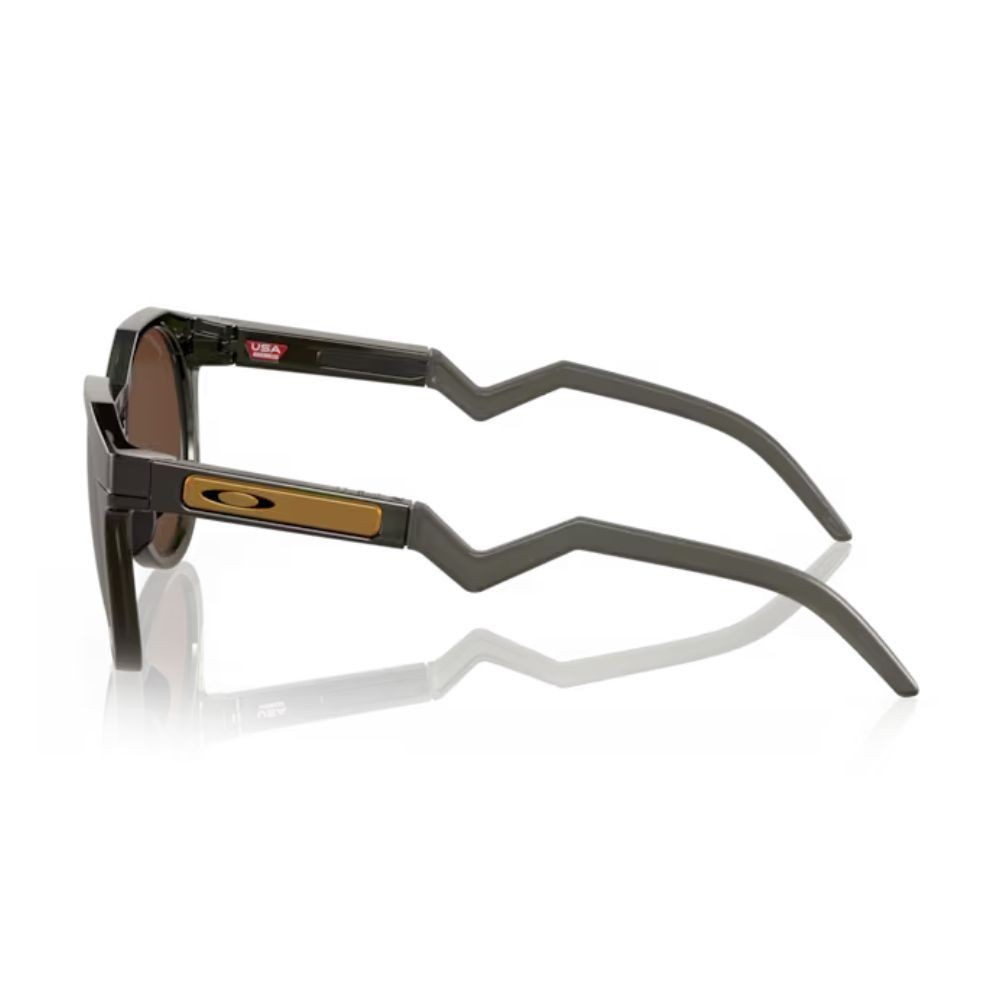Lunettes Oakley HSTN Verres prizm tungsten polarized/Monture olive ink
