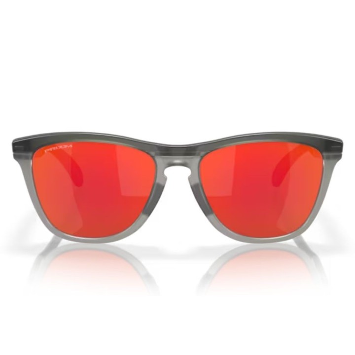 Gafas Oakley Lentes prizm ruby/Montura matte grey smoke/grey ink