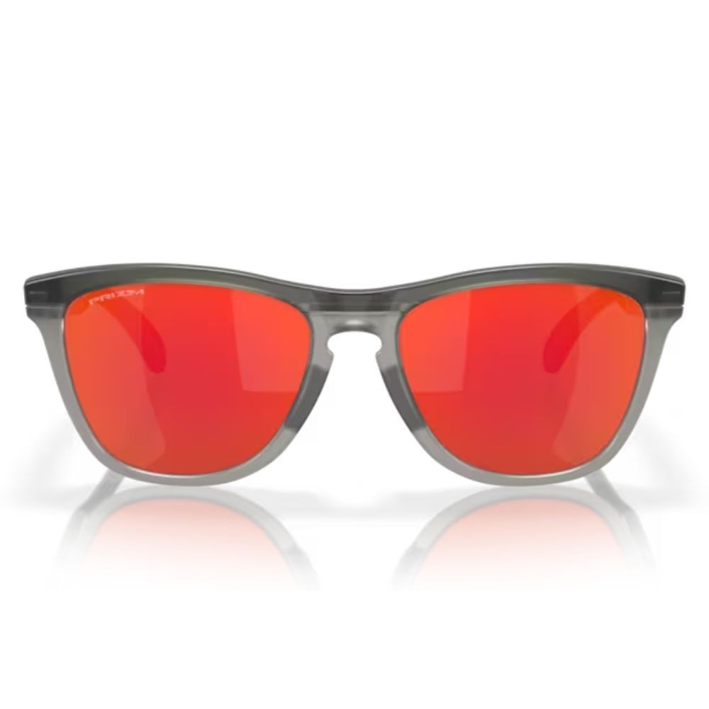 Gafas Oakley Lentes prizm ruby/Montura matte grey smoke/grey ink