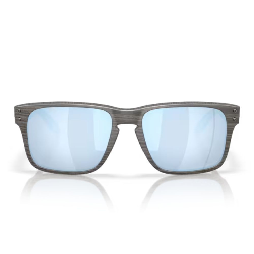 Lunettes Oakley Holbrook s Verres prizm deep water polarized/Monture woodgrain
