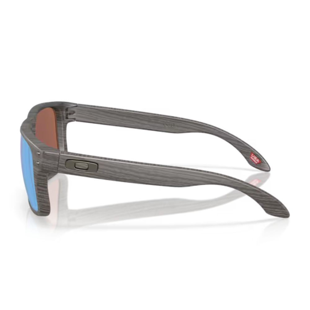Lunettes Oakley Holbrook s Verres prizm deep water polarized/Monture woodgrain