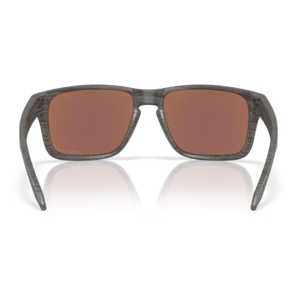 Lunettes Oakley Holbrook s Verres prizm deep water polarized/Monture woodgrain