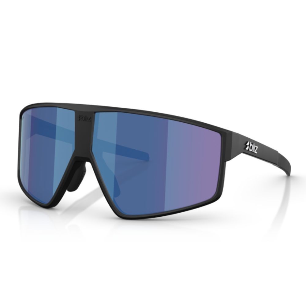 Lunettes Bliz P002 matt black smoke/multicolored blue