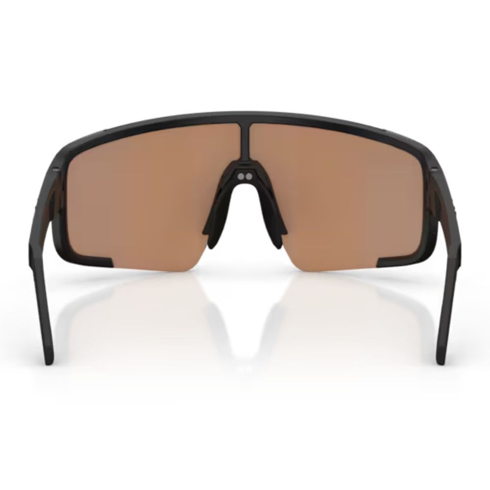 Lunettes Bliz P003 matt black coral/orange mirror blue