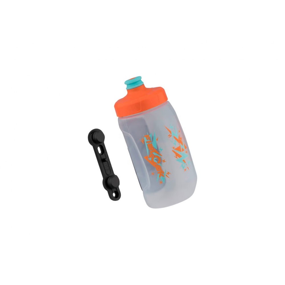 Bidon + base + connecteur Twist Fidlock enfants 450 600ml orange