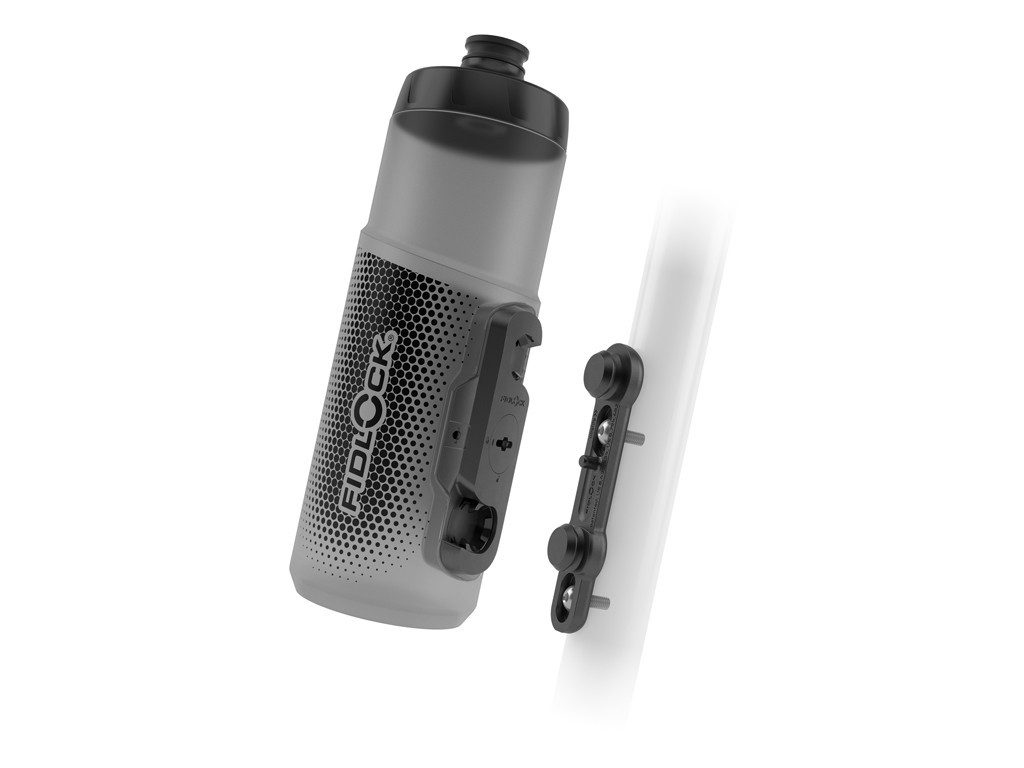 Bidón + base + Conector Twist Fidlock 600ml gris