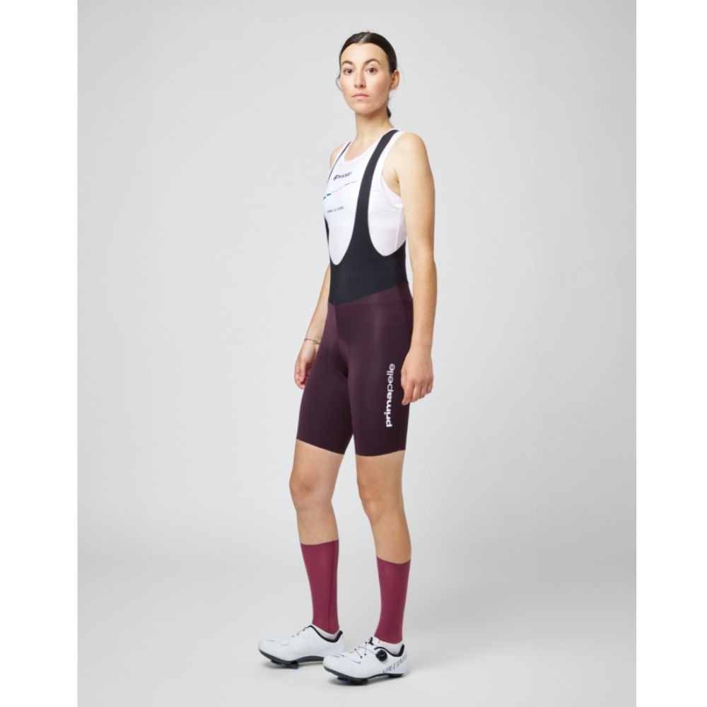 Pantalon court Pissei Primapelle pour femme prune