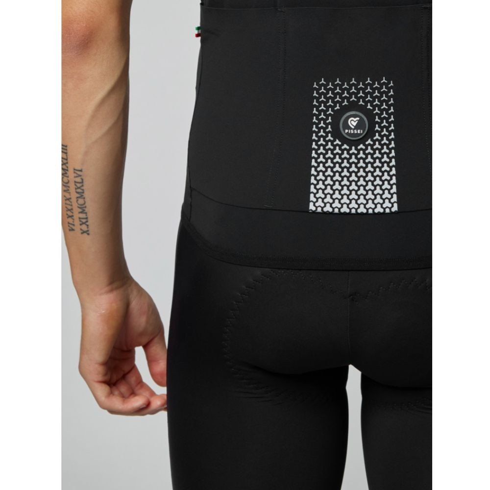 Maillot hombre manga corta Pissei Primapelle negro