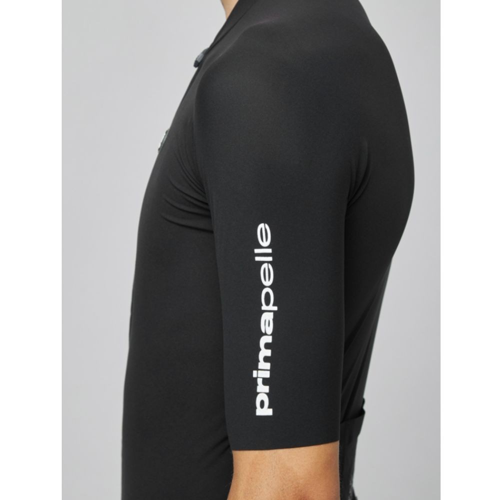 Maillot hombre manga corta Pissei Primapelle negro