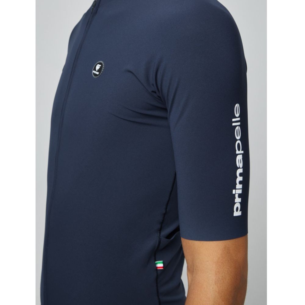 Maillot homme manches courtes Pissei Primapelle Blue Navy