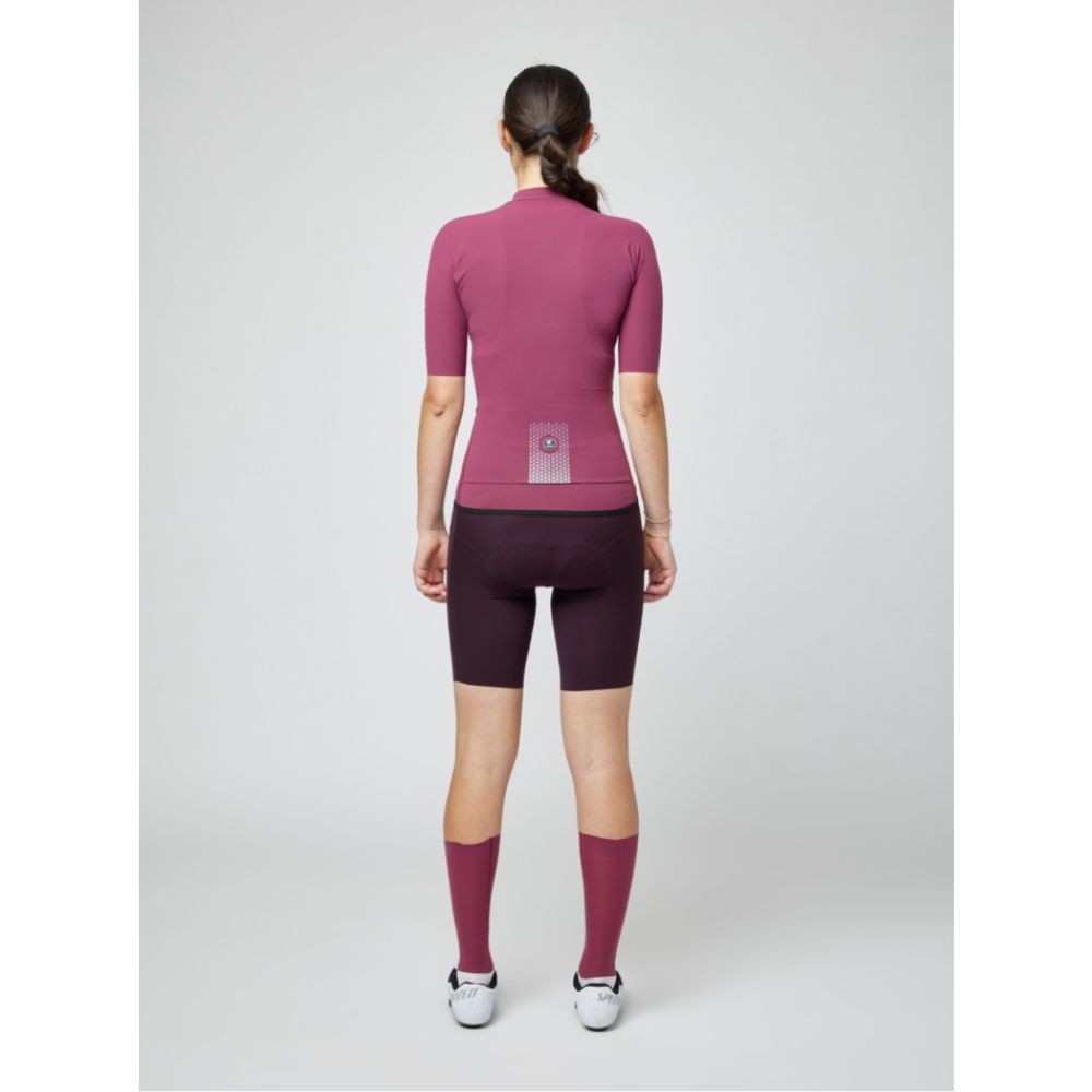 Maillot femme manches courtes Pissei Primapelle prugna