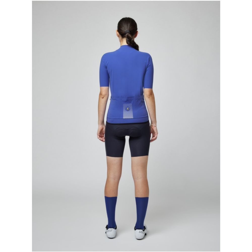 Maillot femme manches courtes Pissei Primapelle blue indigo