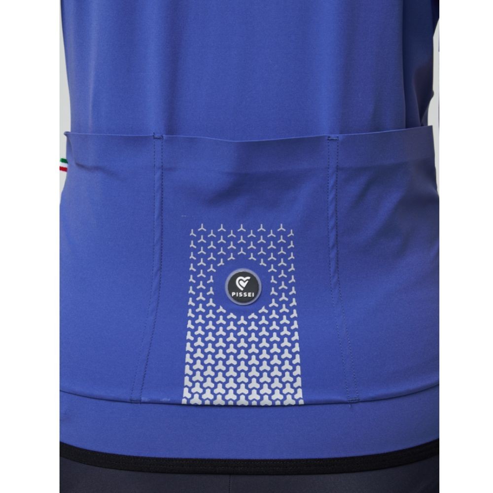 Maillot femme manches courtes Pissei Primapelle blue indigo