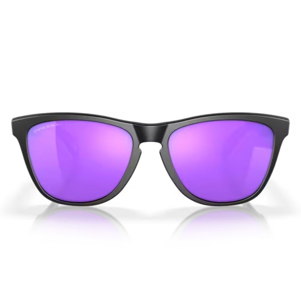 Lunettes Oakley Frogskins Verres prizm violet/Monture matt black