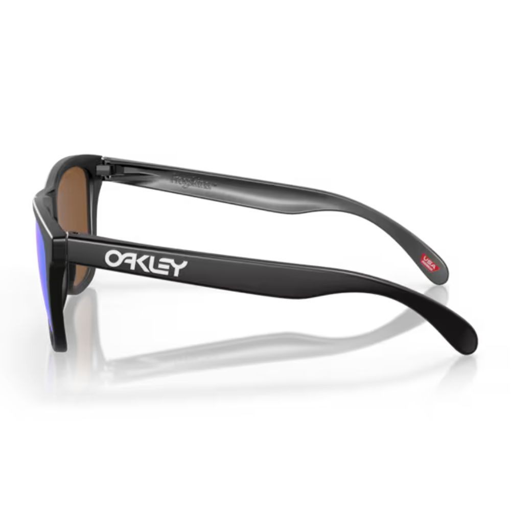 Lunettes Oakley Frogskins Verres prizm violet/Monture matt black