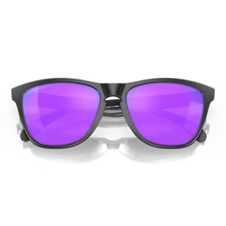 Lunettes Oakley Frogskins Verres prizm violet/Monture matt black
