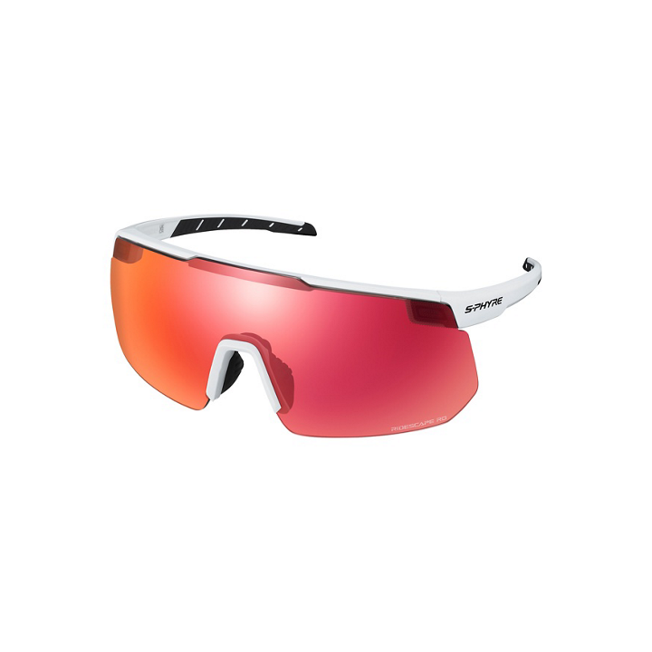 Lunettes Shimano S-Phyre CE-SPHR2 Ridescape  Road Blanc extra mat | Lunettes de cyclisme