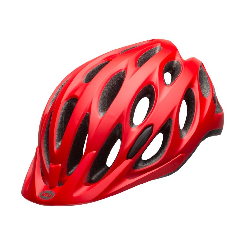 Casque Bell Tracker rouge machine mat