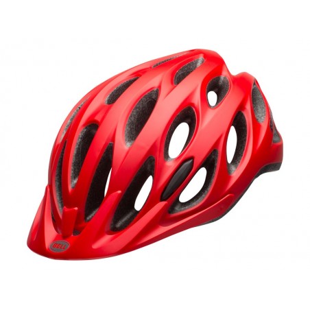 Casque Bell Tracker rouge machine mat