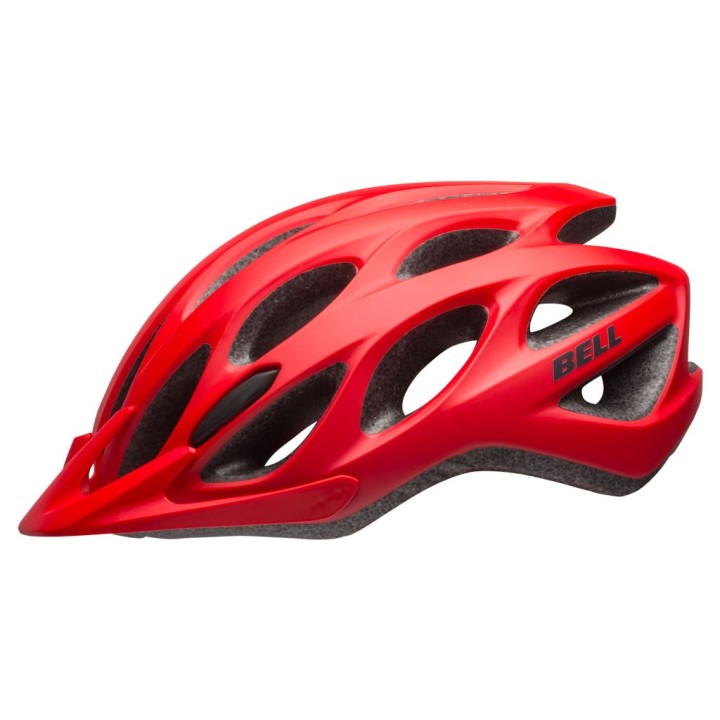 Casco Bell Tracker matte machine rojo