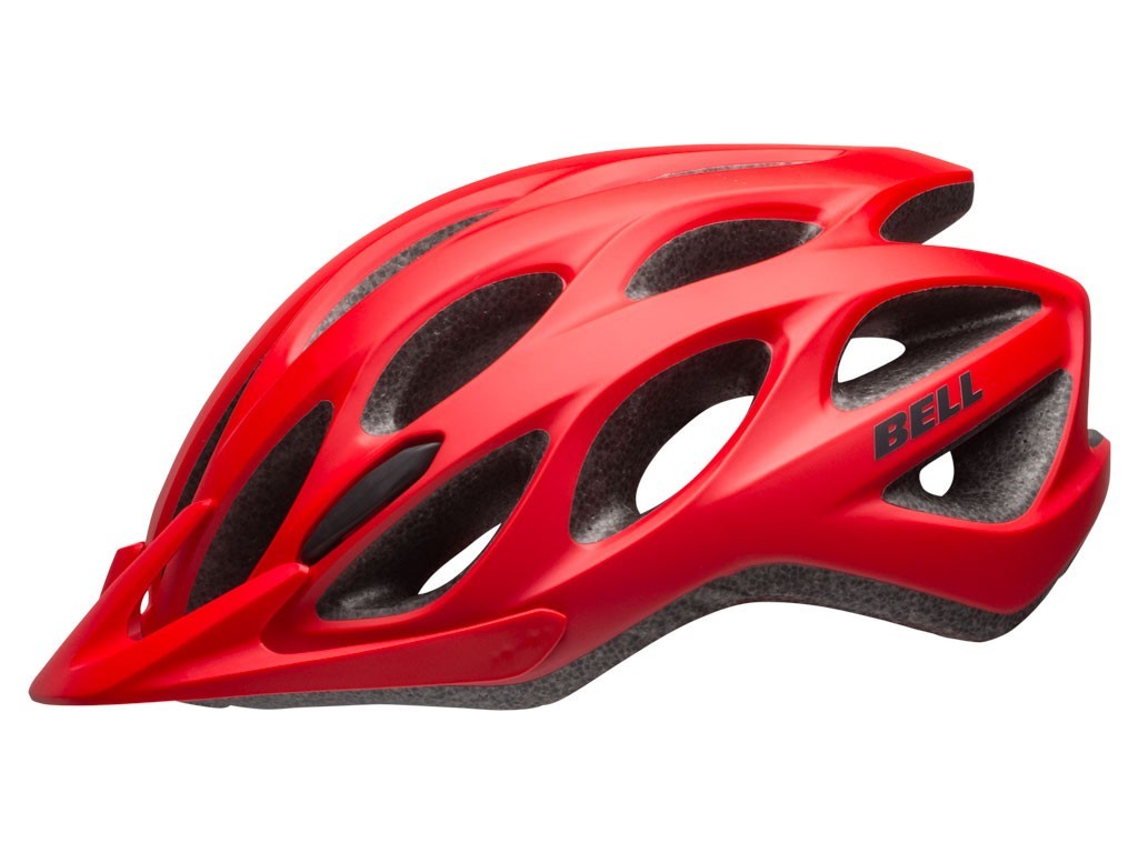 Casque Bell Tracker rouge machine mat