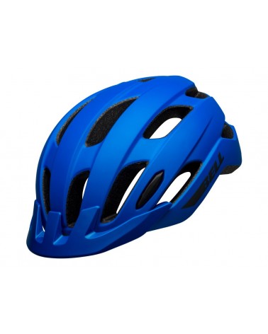 Casque Bell Trace mat bleu