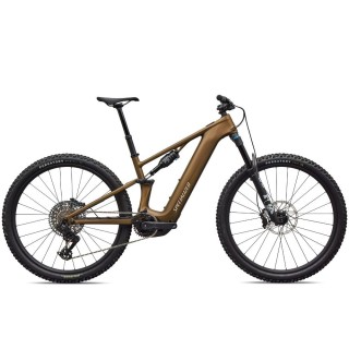 Vélo Specialized Turbo Levo R Comp Satin Burnt Gold Metallic / Sandstone Metallic
