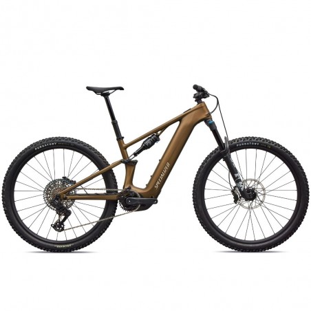 Vélo Specialized Turbo Levo R Comp Satin Burnt Gold Metallic / Sandstone Metallic