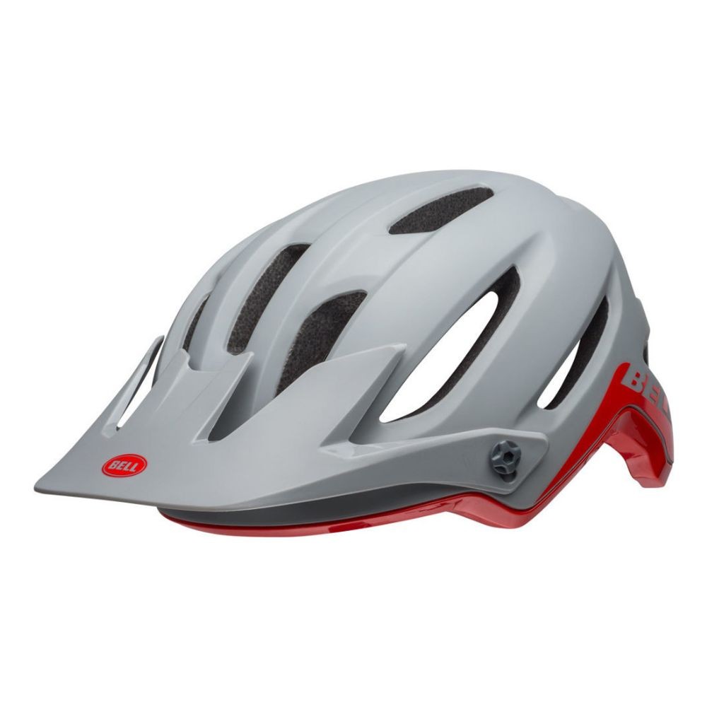 Casco Bell 4forty Mips matte gloss grey/crimson