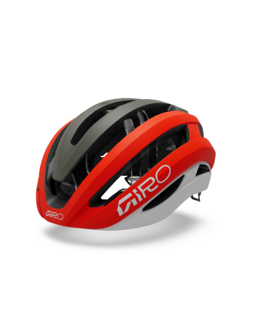Casco Aries Spherical flame red