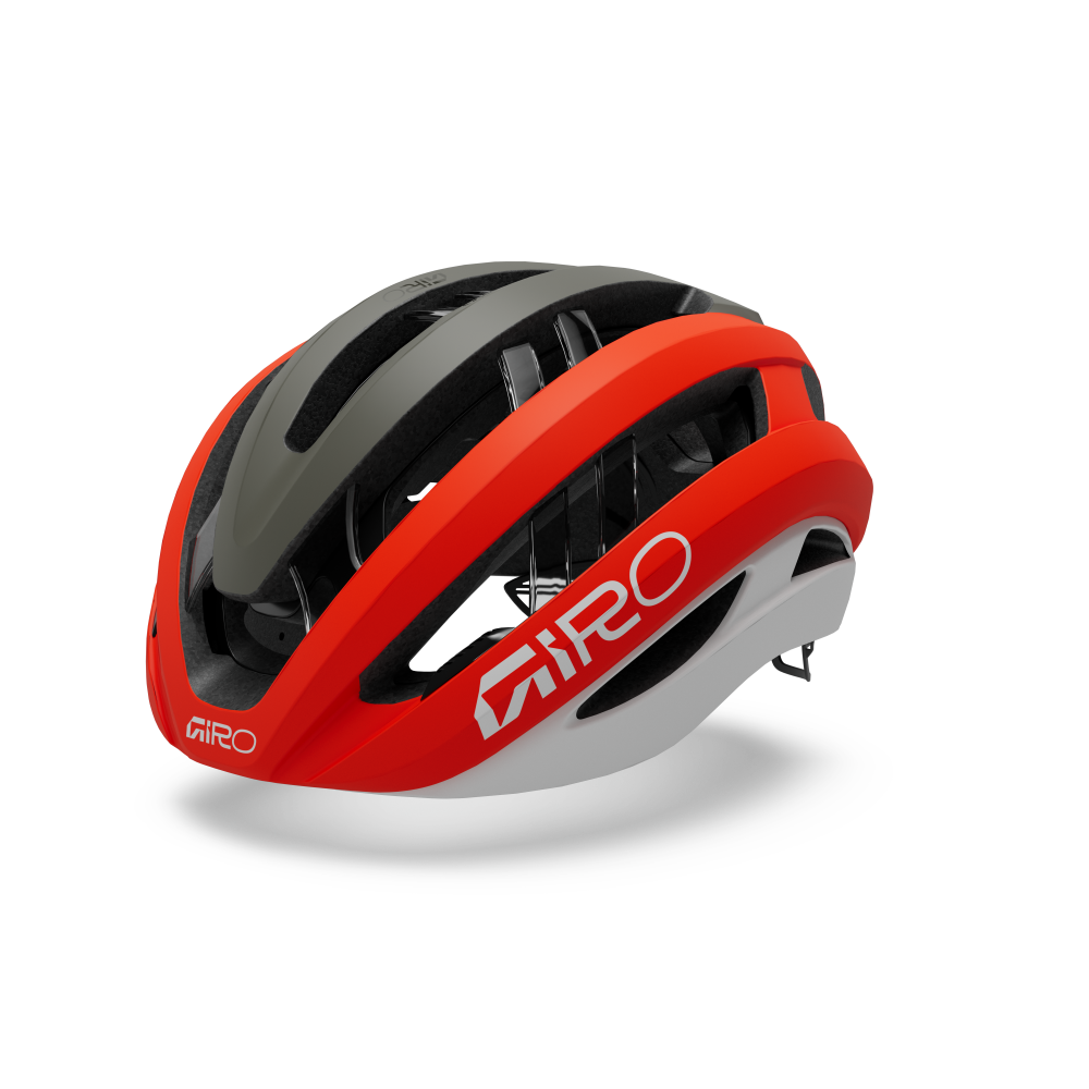 Casque Aries Spherical flame red