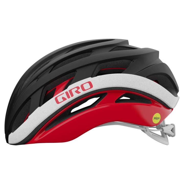 Casque Giro Helio Mips Spherical mat noir/rouge