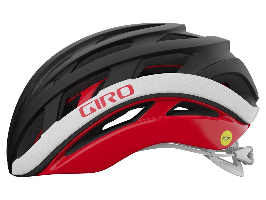 Casco Giro Helio Mips Spherical matte negro/rojo