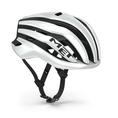 Casco Met Trenta Mips White Black|Matt Glossy