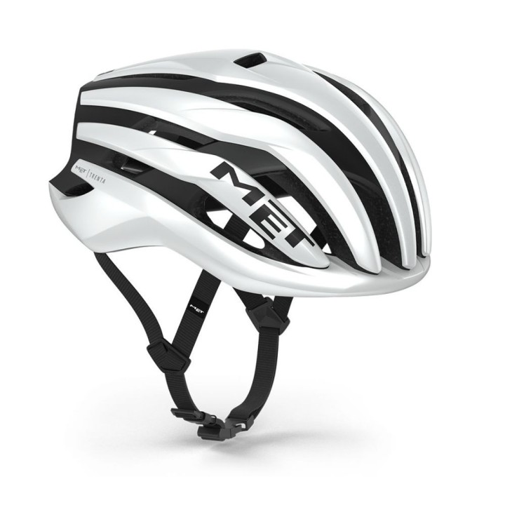 Casco Met Trenta Mips White Black|Matt Glossy