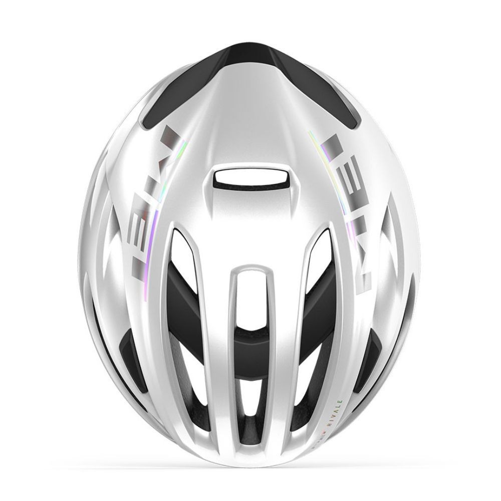 Casco Met Rivale Mips White Holographic|Glossy
